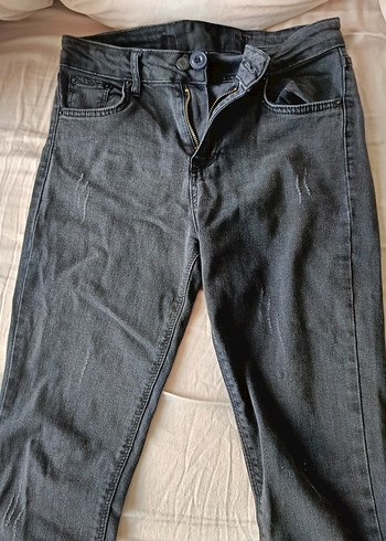 Diğer Gri Kadın Denim Pantolon