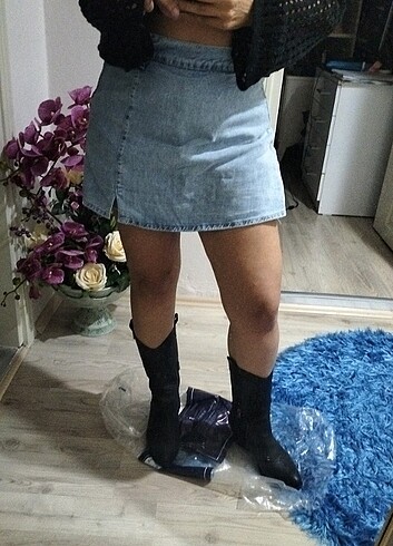 Diğer Kot şort etek