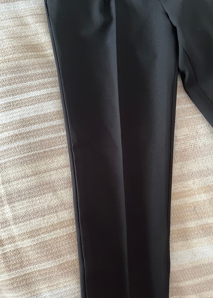 kumas pantolon siyah - Görsel 2