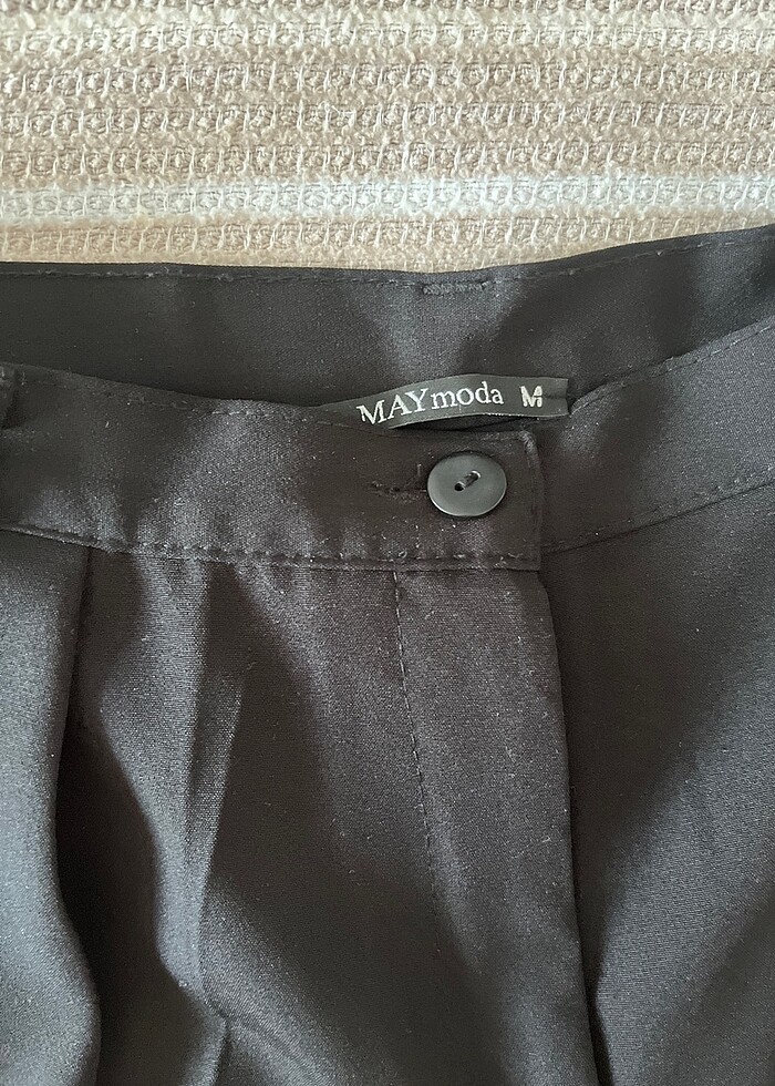 kumas pantolon siyah - Görsel 3