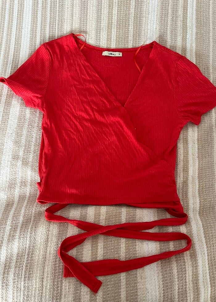 ltb kruvaze bluz - Görsel 4