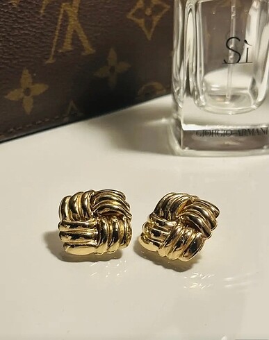 Beden Square Design Stud Küpe