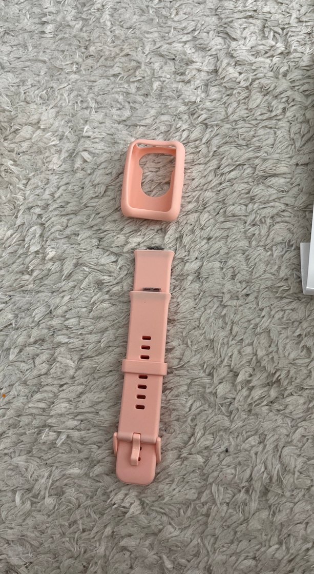 Pembe Pastel Akıllı Saat Kordonu ve Kılıfı - Görsel 2