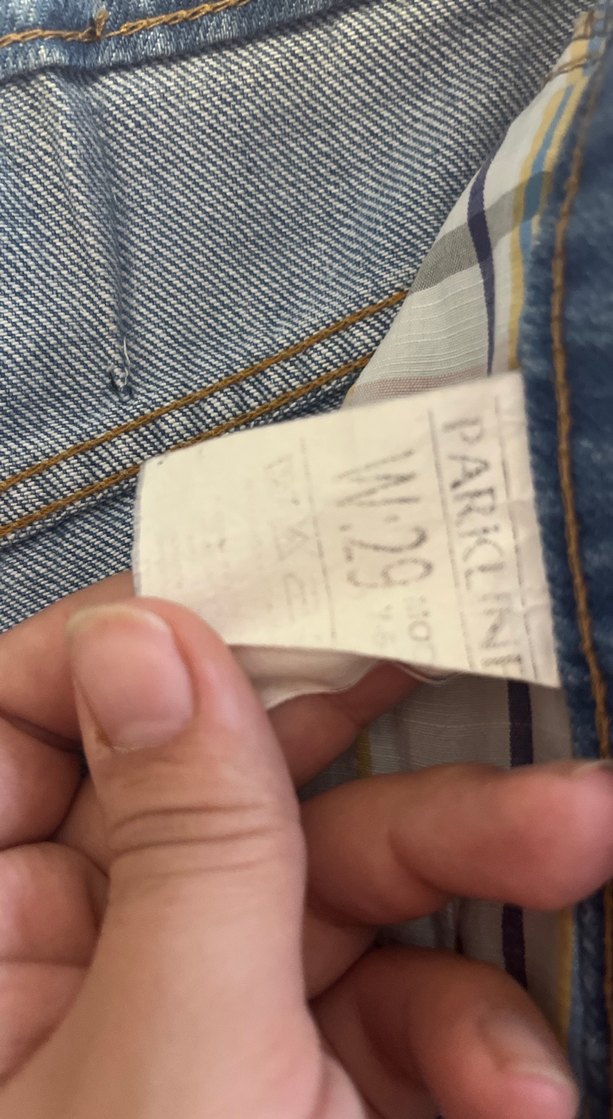 Mavi Yırtık Detaylı Bol Kesim Kadın Kot Pantolon - Görsel 4