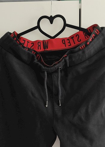 Dizaynlı Siyah Erkek Spor Eşofman Altı - Görsel 4