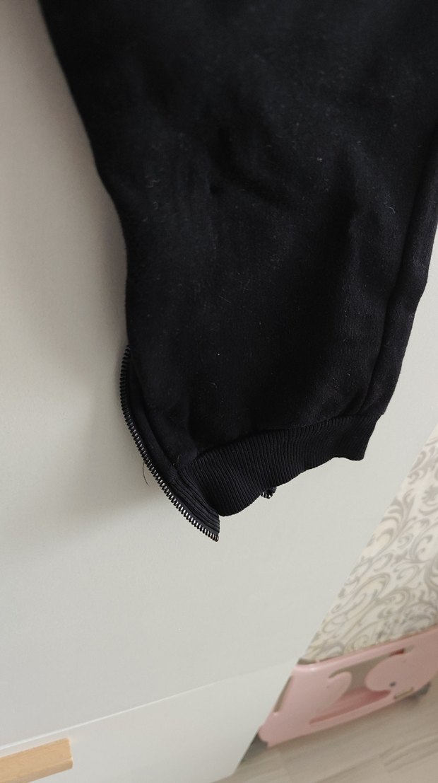 Dizaynlı Siyah Erkek Spor Eşofman Altı - Görsel 3