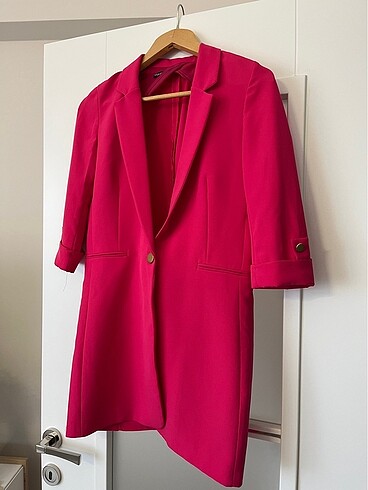 Blazer Ceket Pembe