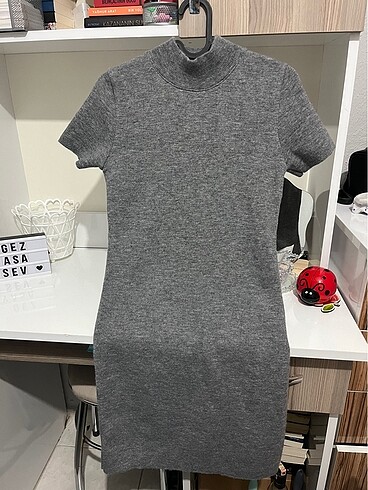 Zara gri elbise