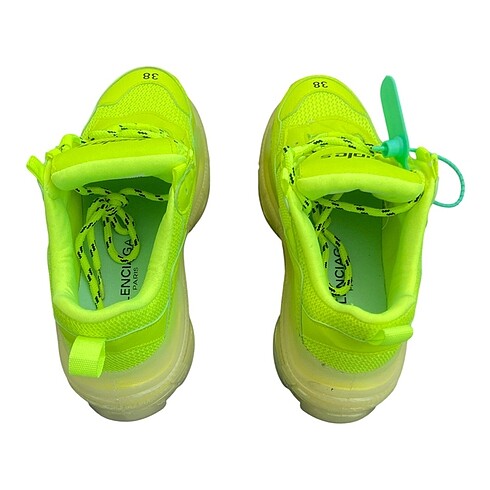 38 Beden yeşil Renk Balenciaga Trıple S