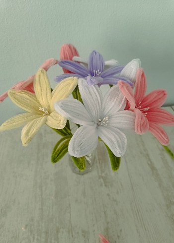 el yapımı çiçek - Görsel 4