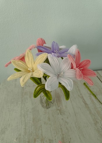 el yapımı çiçek - Görsel 3