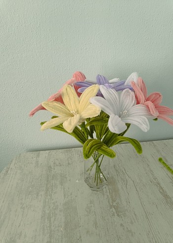 el yapımı çiçek - Görsel 5