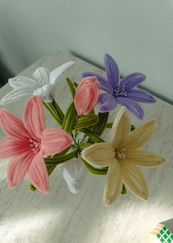 el yapımı çiçek - Görsel 8