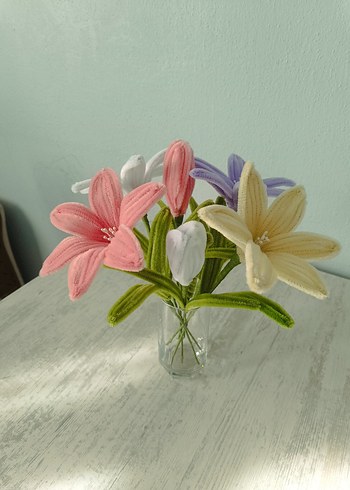 el yapımı çiçek - Görsel 10