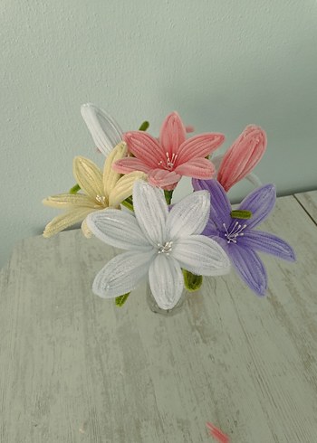 el yapımı çiçek - Görsel 7