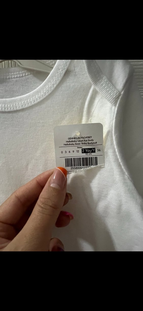 Bebek Erkek Beyaz Pamuklu uzun Kollu Body  3 adet - Görsel 2