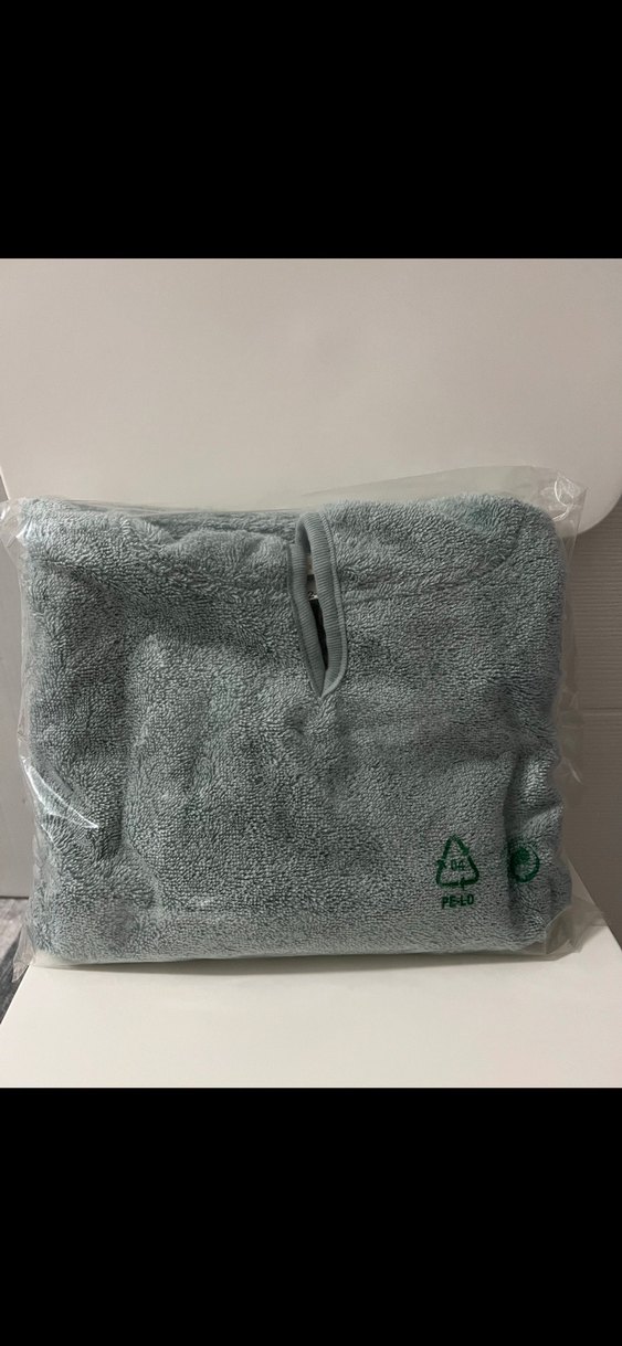 Kapüşonlu Erkek Çocuk Bornoz Gri - Görsel 3