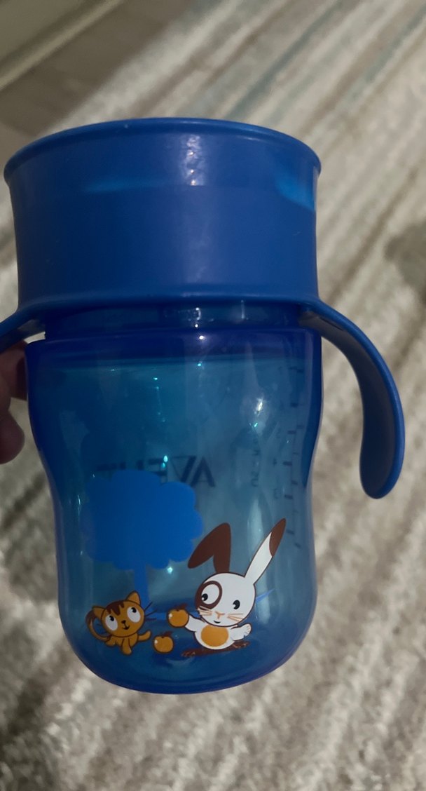 Mavi Avent Bebek Biberonu - Görsel 2