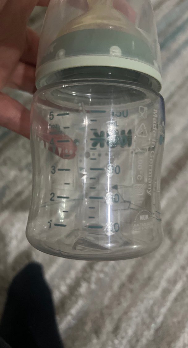 NUK Bebek Biberonu Beyaz-Gri - Görsel 2