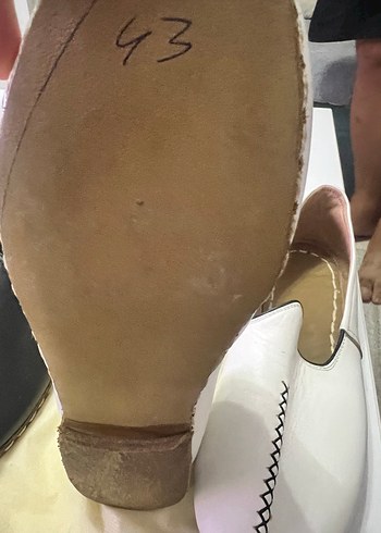 Diger Beyaz Deri Erkek Espadril - Görsel 4