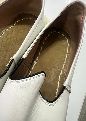 Diger Beyaz Deri Erkek Espadril - Görsel 3