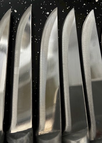 Yeşil Saplı 6 Adet meyve Bıçağı - Görsel 2