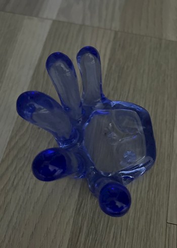 Şeffaf Koyu Mavi El şekli telefon tutacağı - Görsel 2