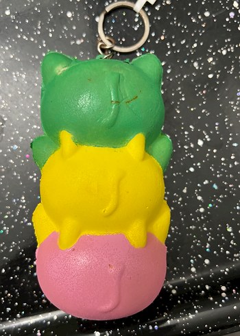 Renkli Kabartmalı Pop Kültür Anahtarlık - Görsel 2