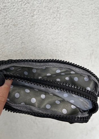 Gri Kadın Fermuarlı Crossbody Çanta - Görsel 3