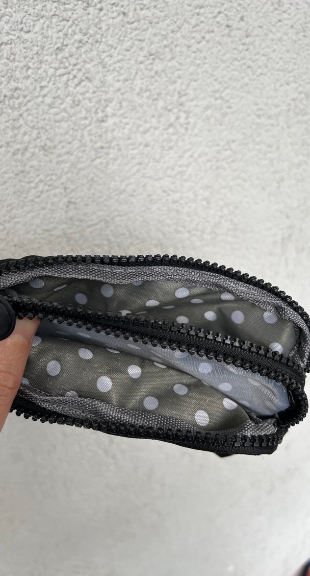 Gri Kadın Fermuarlı Crossbody Çanta - Görsel 3