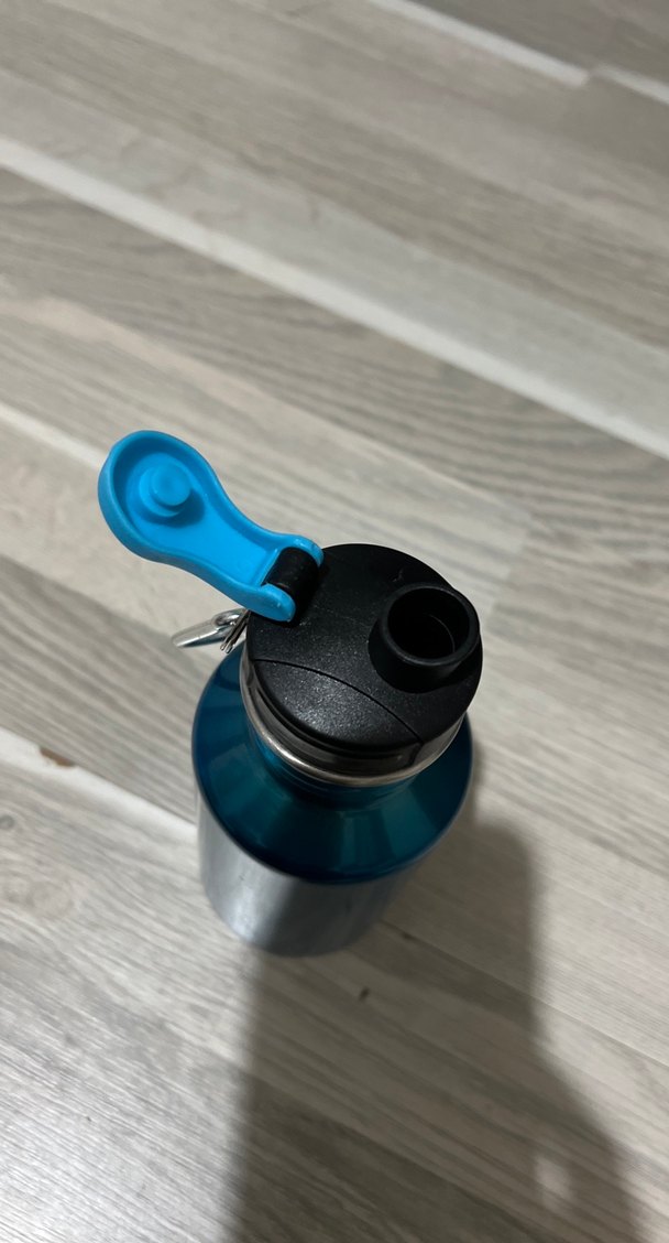 Çocuklar için mavi termos şişe - Görsel 2