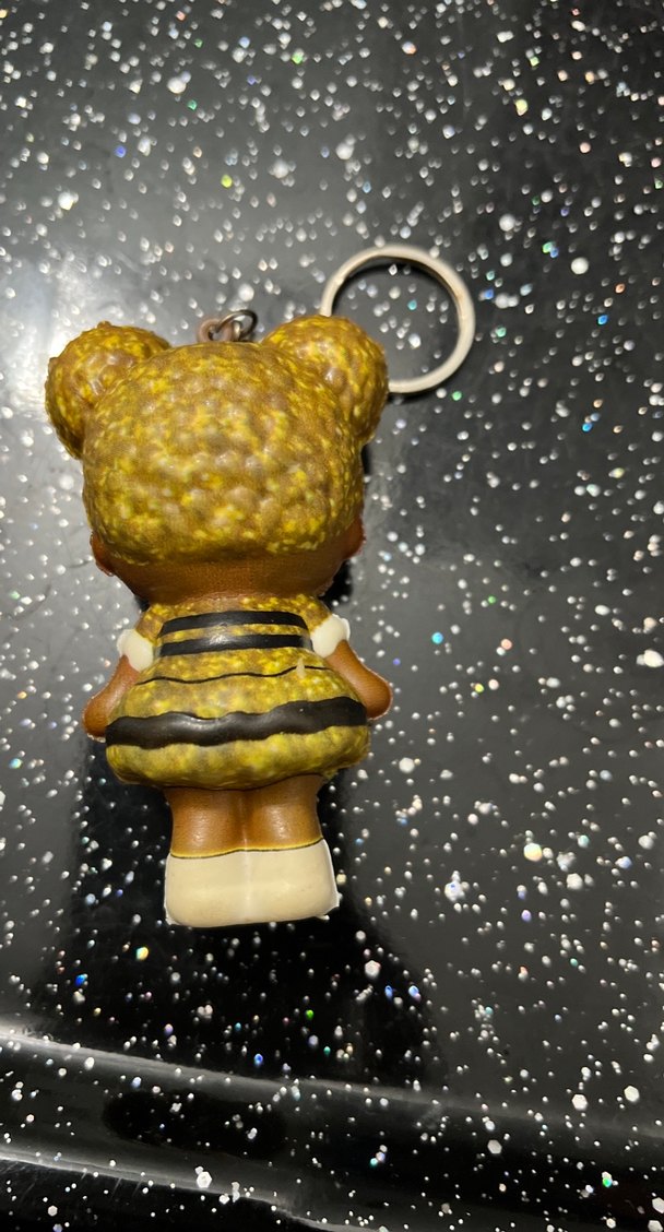 Sarı Parlak Bebek Anahtarlık - Görsel 2