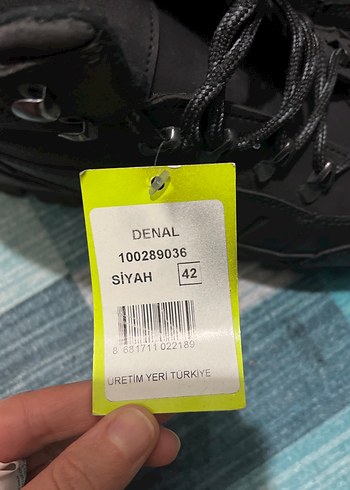 Siyah Bağcıklı Erkek Kauçuk Bot - Görsel 2