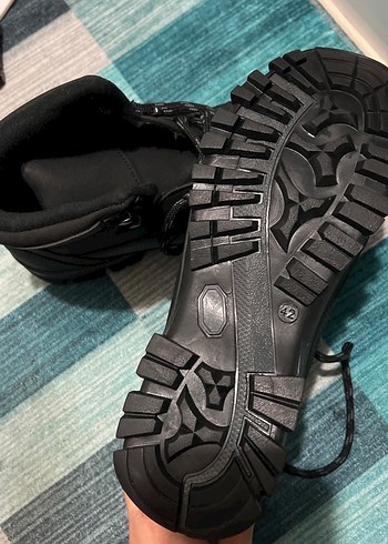 Siyah Bağcıklı Erkek Kauçuk Bot - Görsel 3