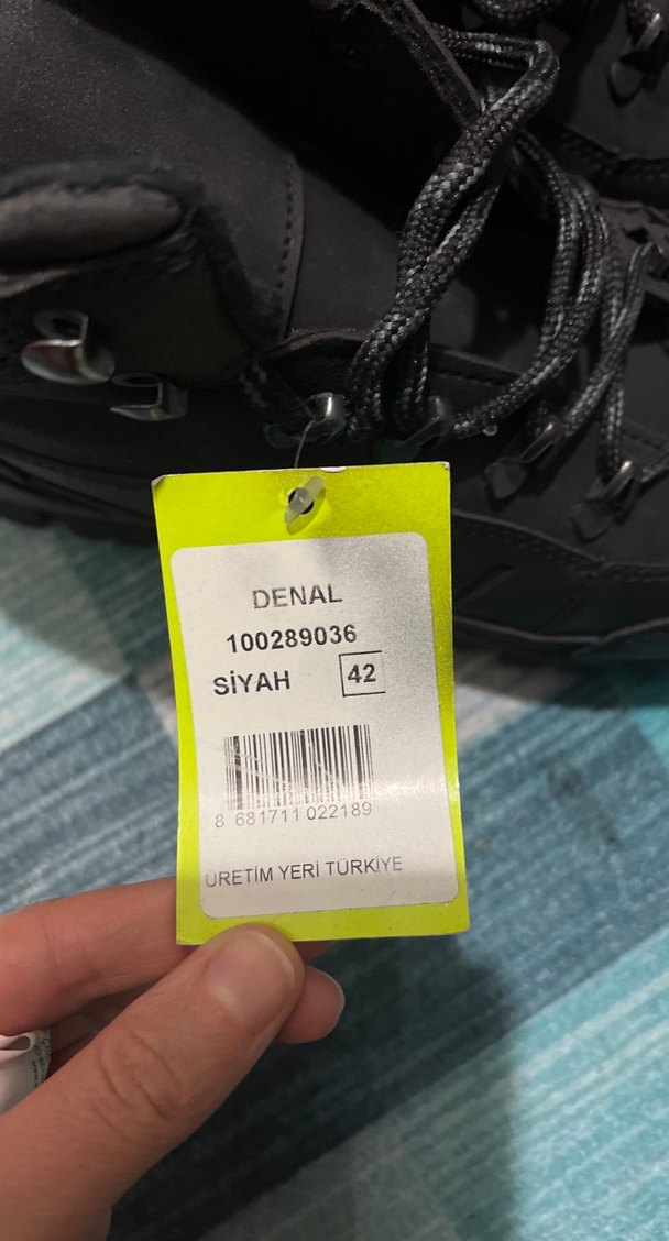 Siyah Bağcıklı Erkek Kauçuk Bot - Görsel 2