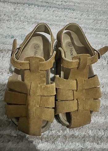 Erkek cocuk süet sandalet 25 numara