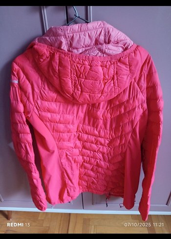 Pembe Fermuarlı Kadın Midi Mont - Görsel 2