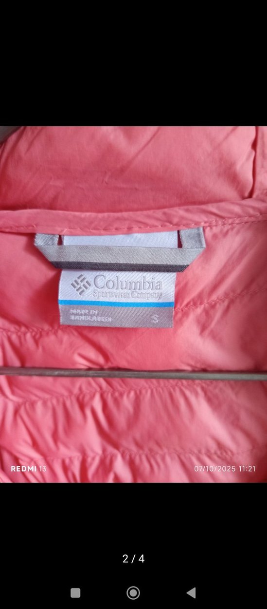 Pembe Fermuarlı Kadın Midi Mont - Görsel 3