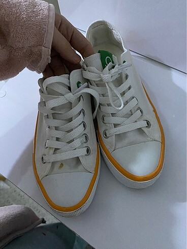 36 Beden beyaz Renk Beyaz converse