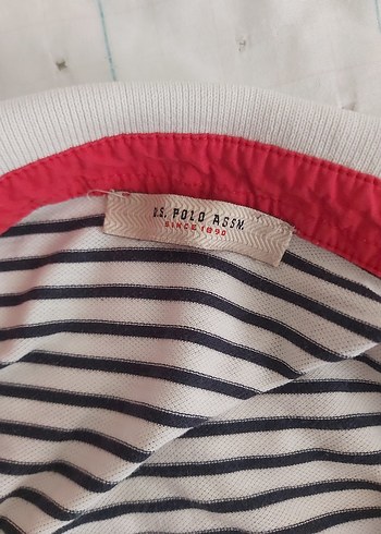 U.S Polo Assn. US POLO Çizgili Polo Yaka Tişört