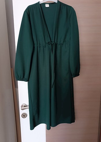 Uzun Kollu Yeşil tunik