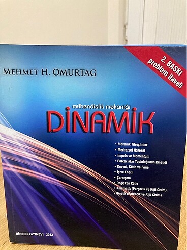 Mühendik mekaniği DİNAMİK