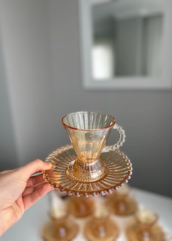 Gold Cam Çay Fincanı Seti - Görsel 3