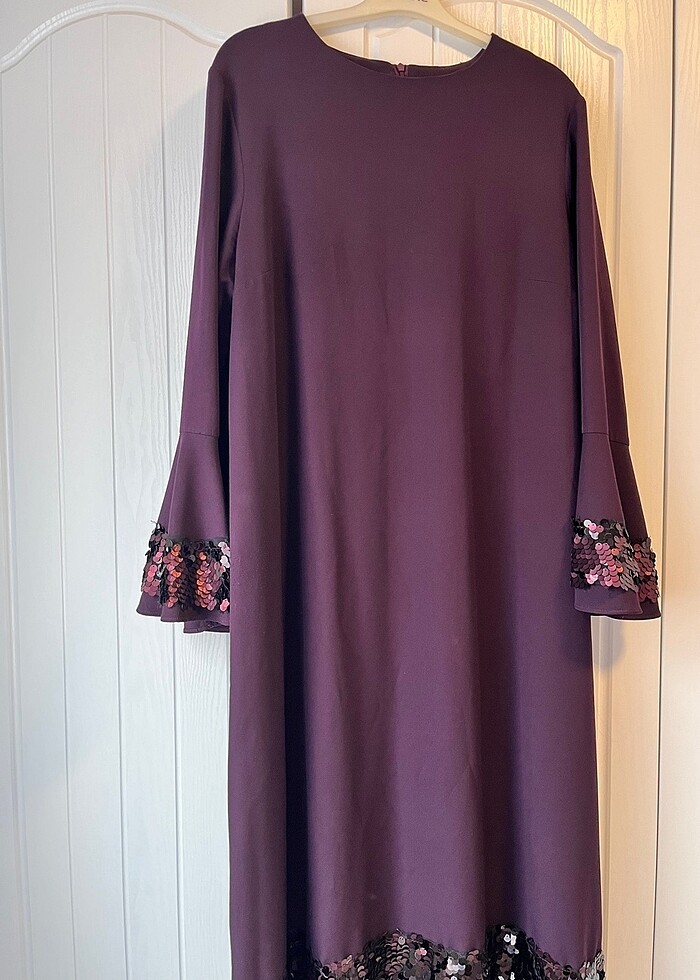 Payet detaylı elbise - Görsel 2