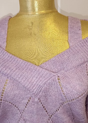 tarz omuz detaylı kazak - Görsel 3