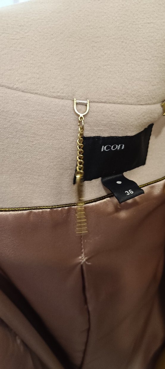 Bej Renkli Uzun Kaban - Görsel 4