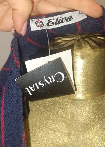 Çizgili, Düğmeli panço - Görsel 5