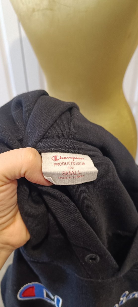 Champion Siyah Kapüşonlu Kadın Sweatshirt - Görsel 4