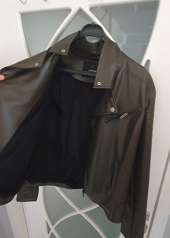 Alexander McQueen Kahverengi Biker Ceket