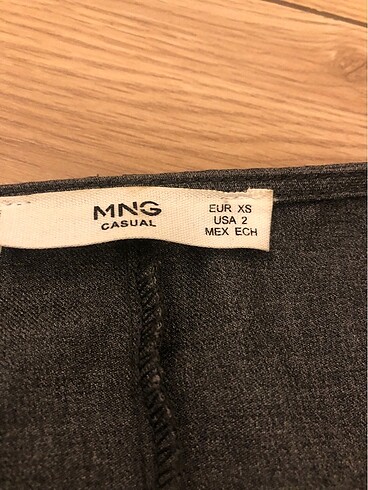 xs Beden gri Renk Mango elbise